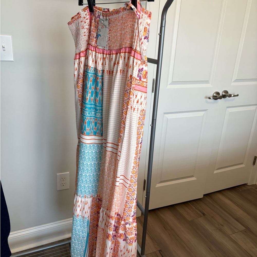 Bohemian Multicolor Maxi Skirt - Picture 2 of 3